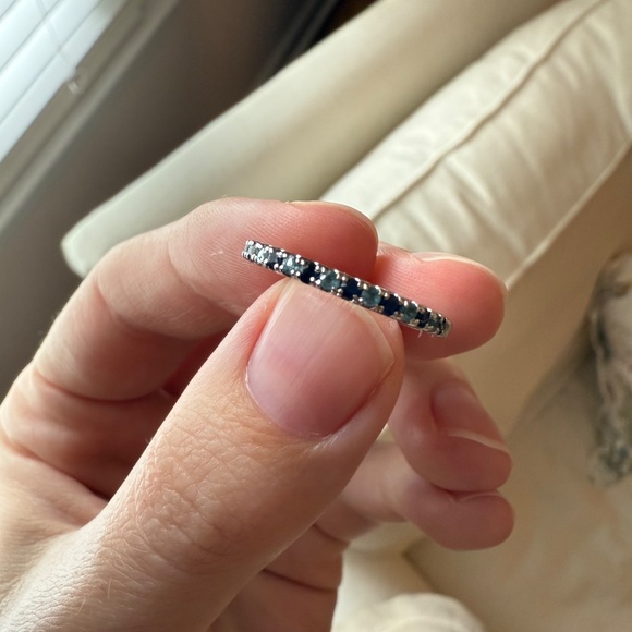 Sapphire and topaz ring - Picture 2 of 6